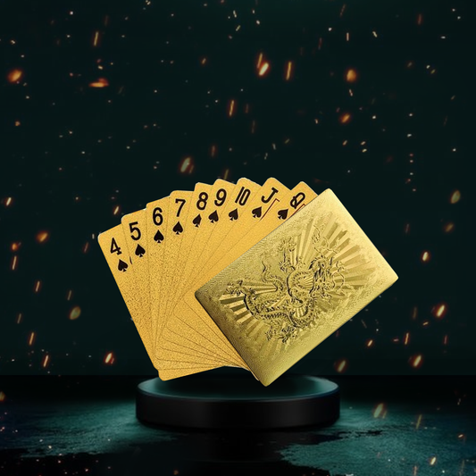 Premium Playing cards Deck Dragon gold