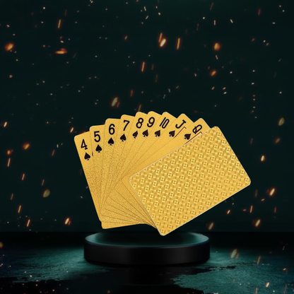 Premium Playing cards Deck Frosted Gold